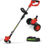 Electric Cordless Lawn Grass Weed Wacker Edge Trimmer