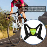 LED Wireless cycling vest MTB bike bag Safety
